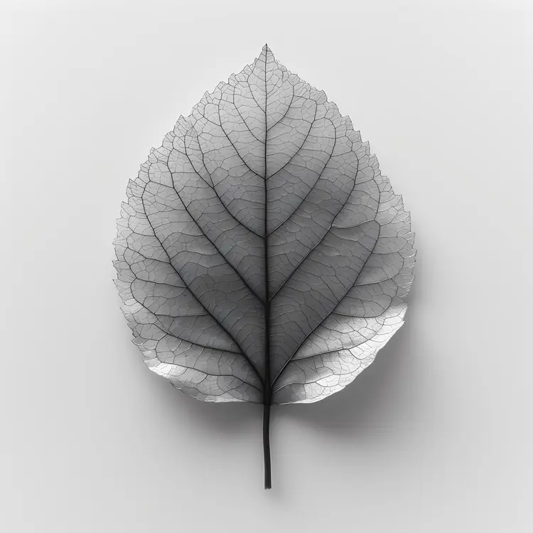 Detailed Leaf Skeleton