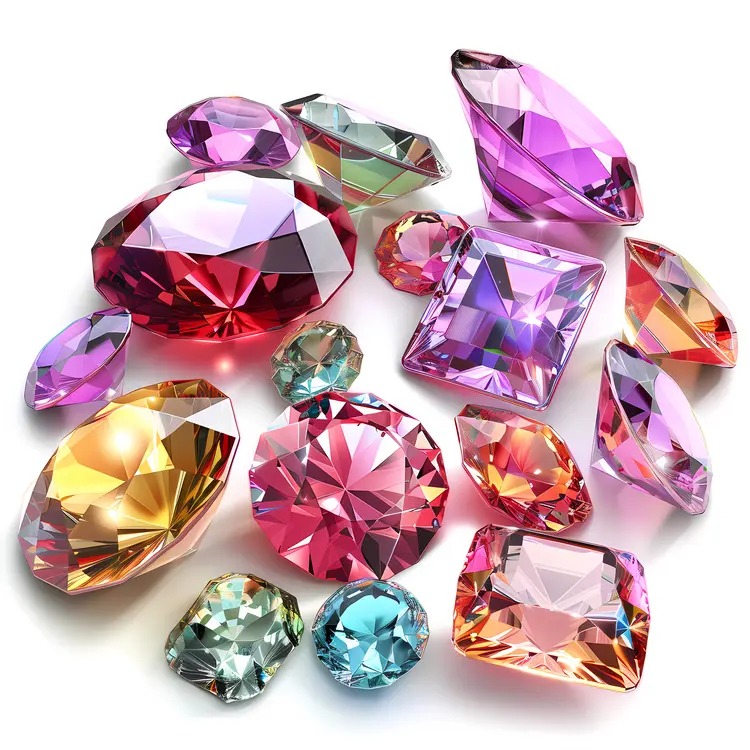 Assorted Colorful Gems