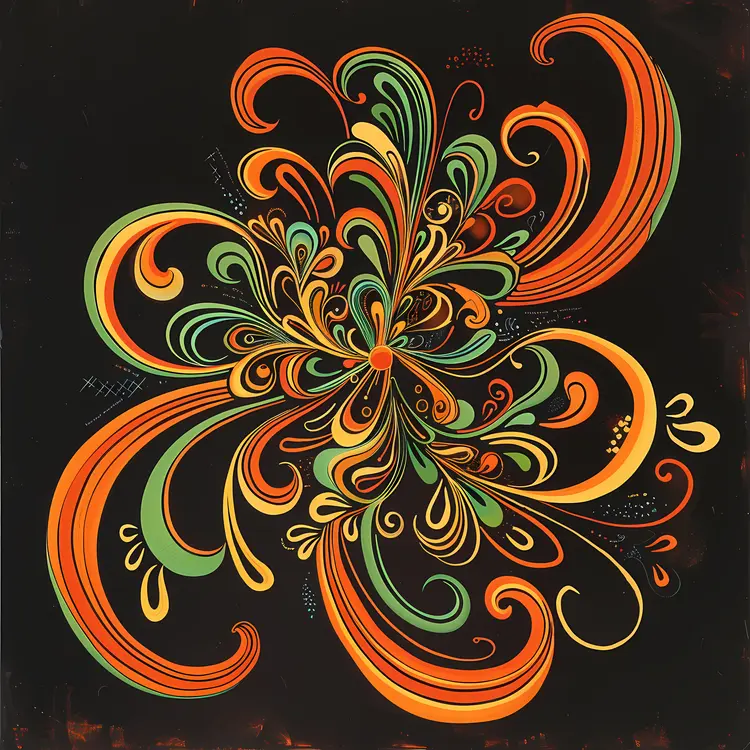 Colorful Abstract Art Pattern