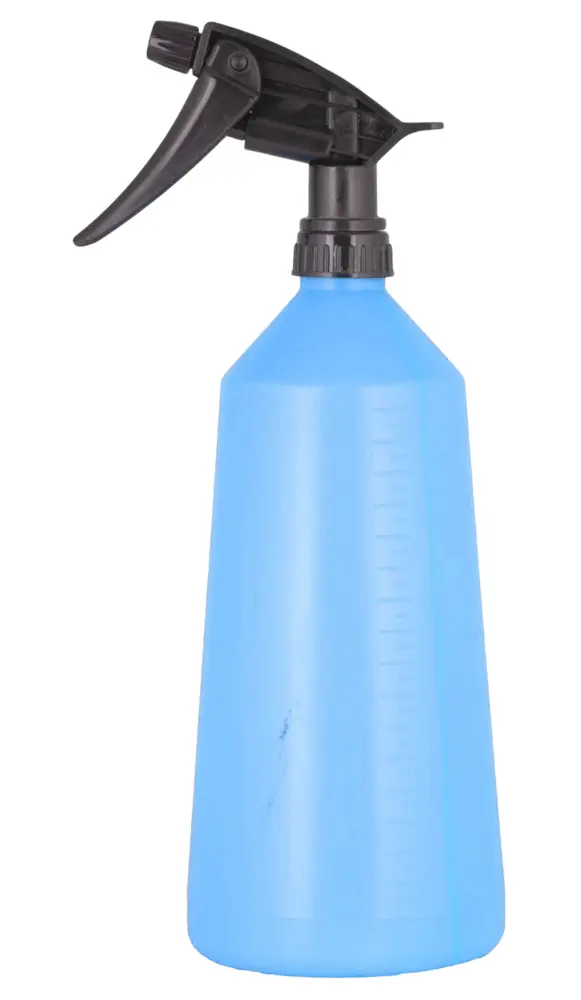 Blue Spray Bottle for Cleaning and Gardening
