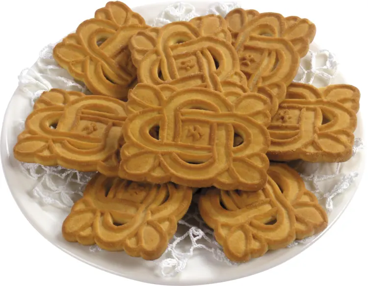 Plate of Decorative Cookies