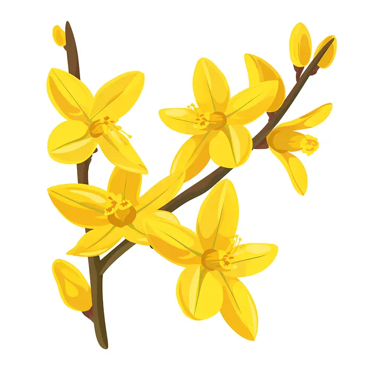 Yellow Flowers in Bloom