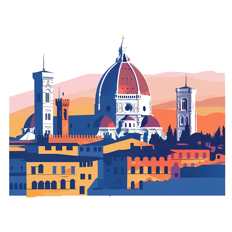 Florence Cathedral at Sunset
