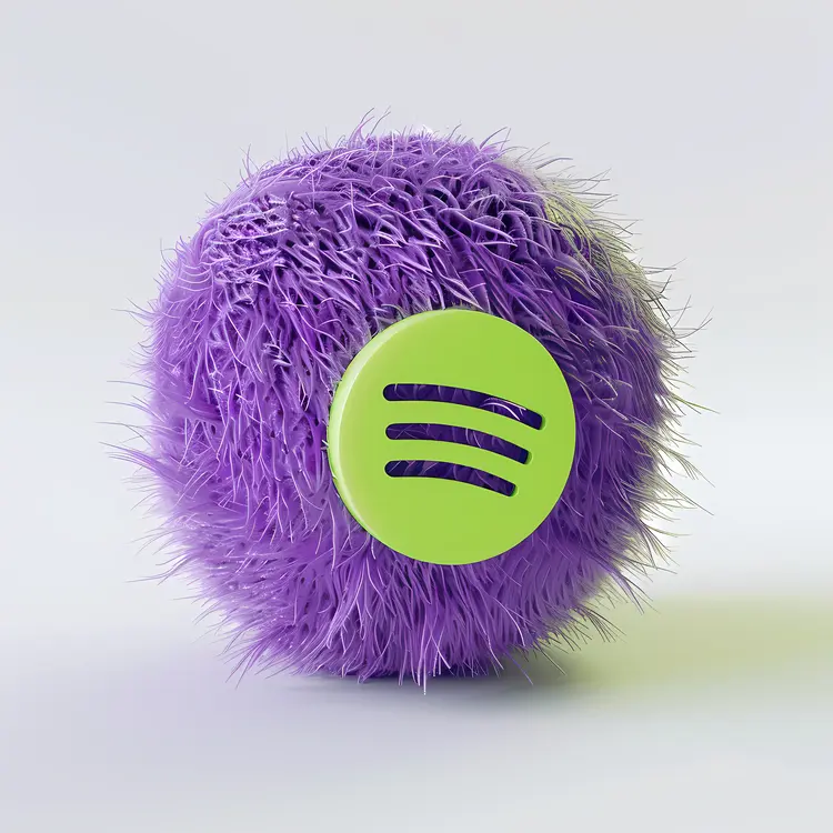 Furry Purple Spotify Logo