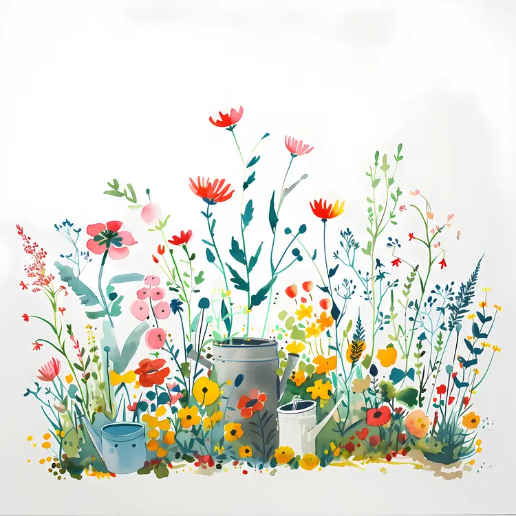 Colorful Flowers and Plants
