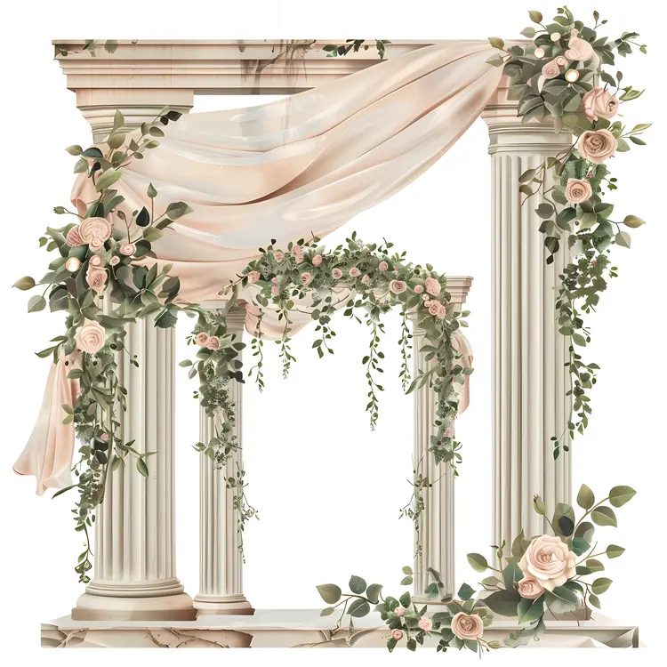 Elegant Wedding Arch Decoration