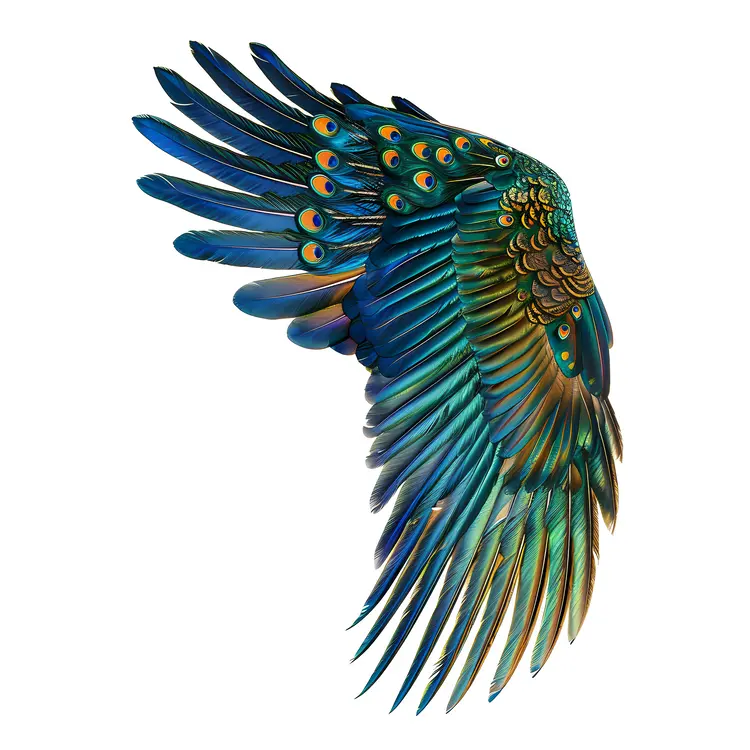 Stunning Colorful Wing
