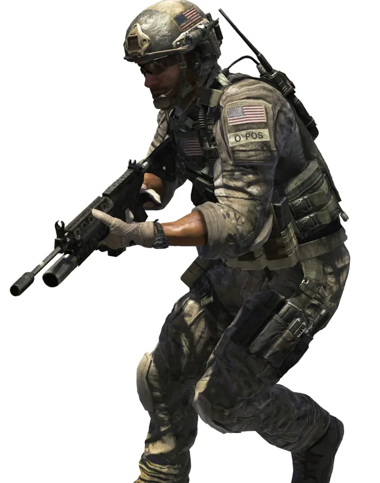 Soldier with Rifle