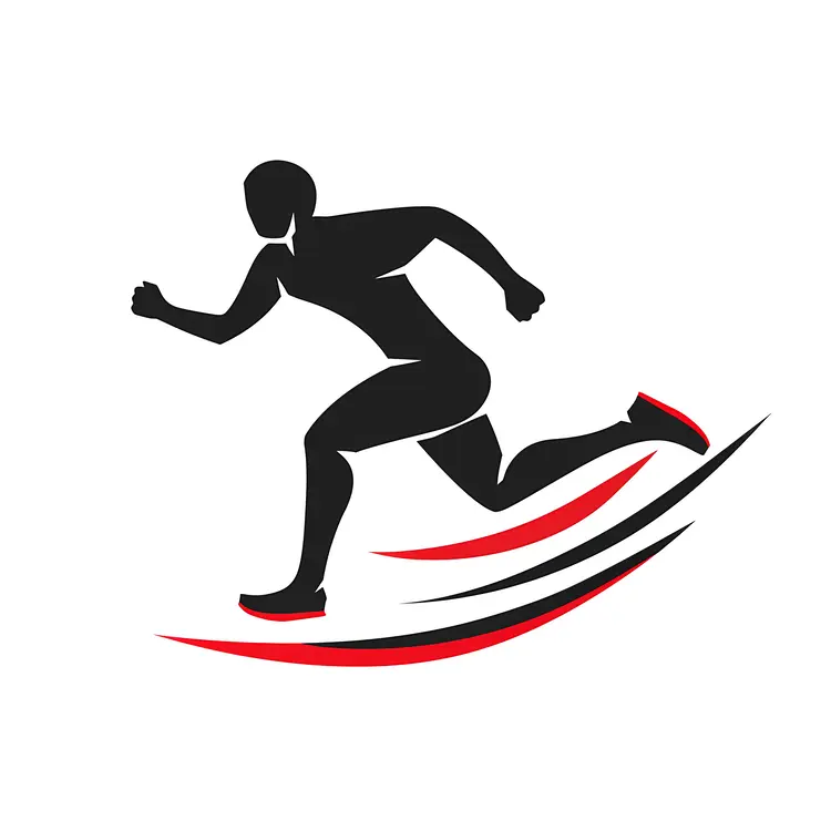 Silhouette of a Runner