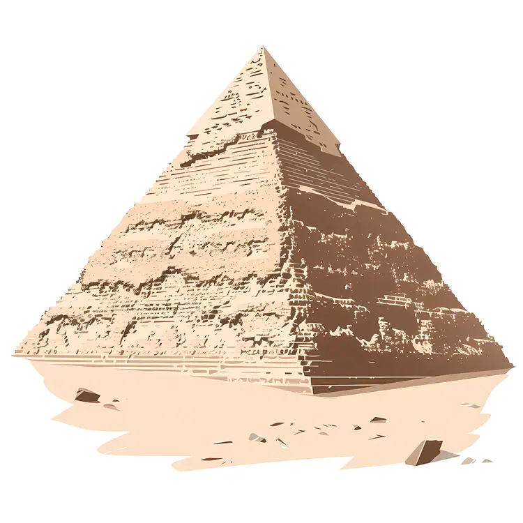 Ancient Pyramid in the Desert