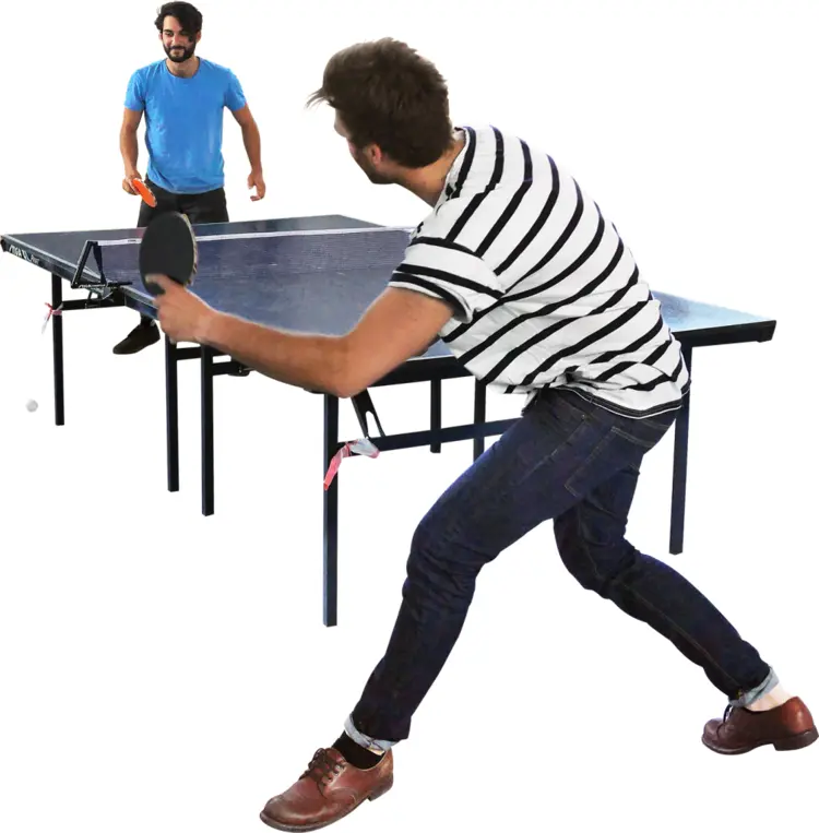 Men Playing Ping Pong