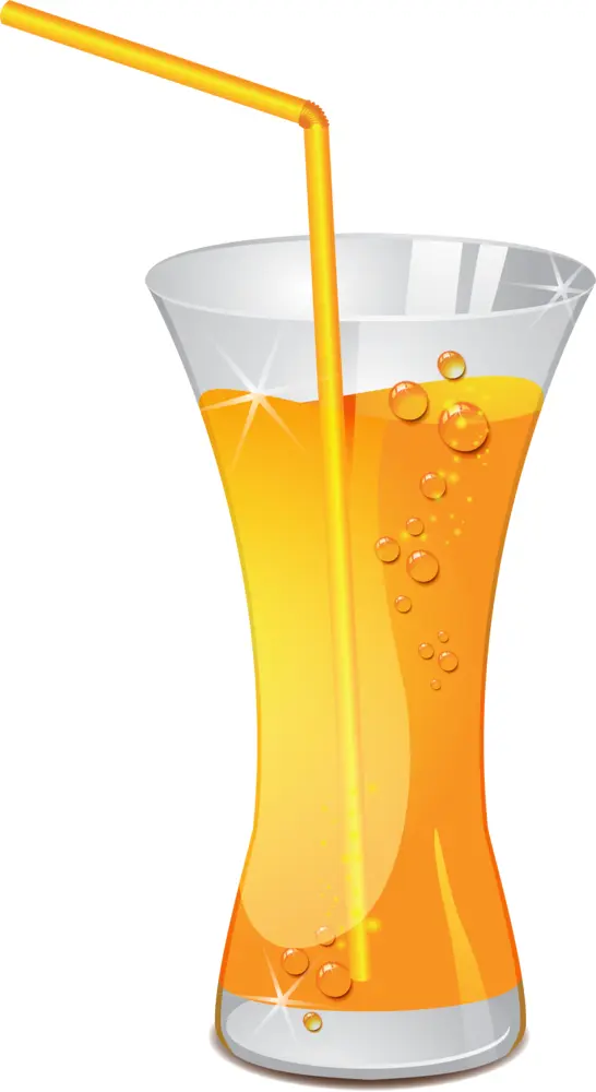 Refreshing Orange Juice in Glass
