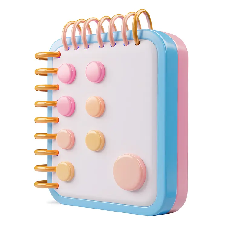 Colorful Spiral Notebook