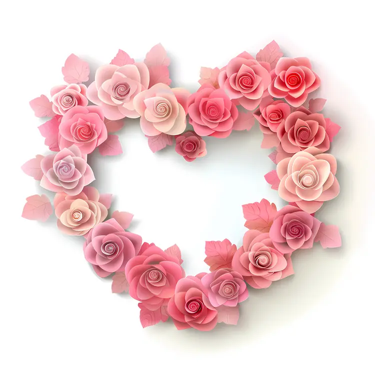 Heart-shaped Rose Wreath