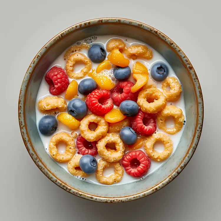 Healthy Cereal with Fresh Berries