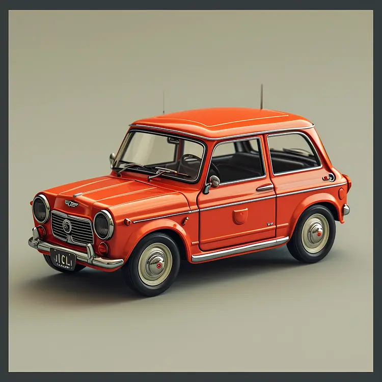 Red Mini Car
