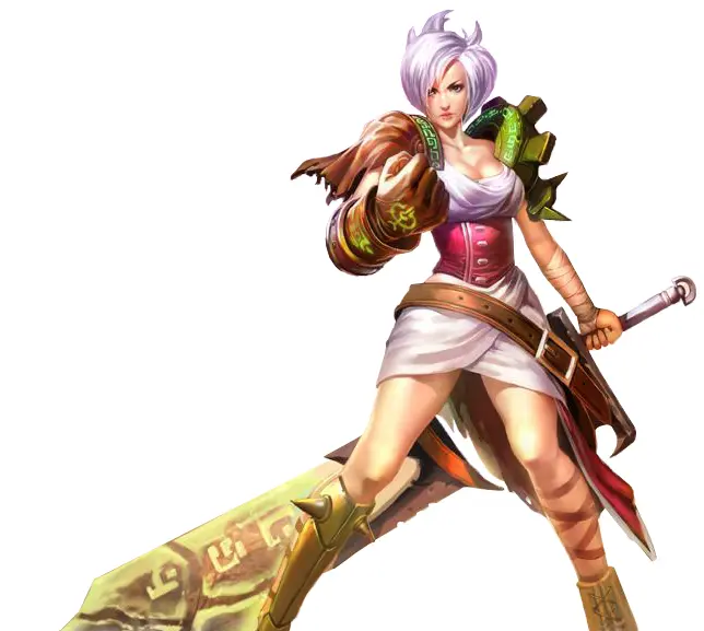 Female Warrior with Large Sword