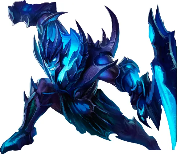 Blue Armored Warrior