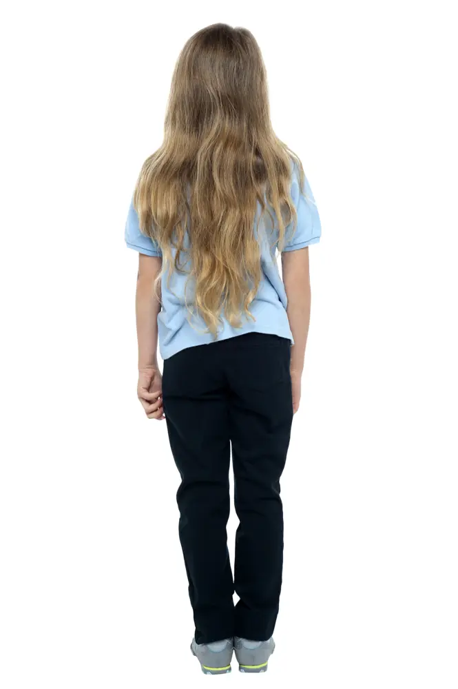 Girl with Long Hair from Back
