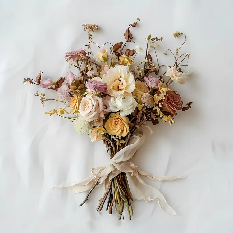 Pastel Floral Bouquet with Soft Colors