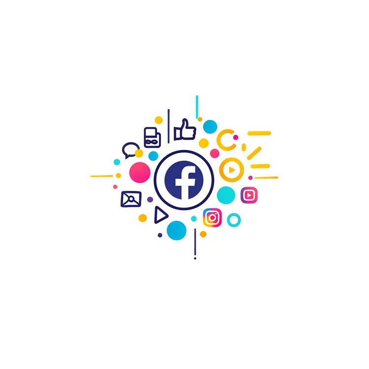 Colorful Social Media Icons
