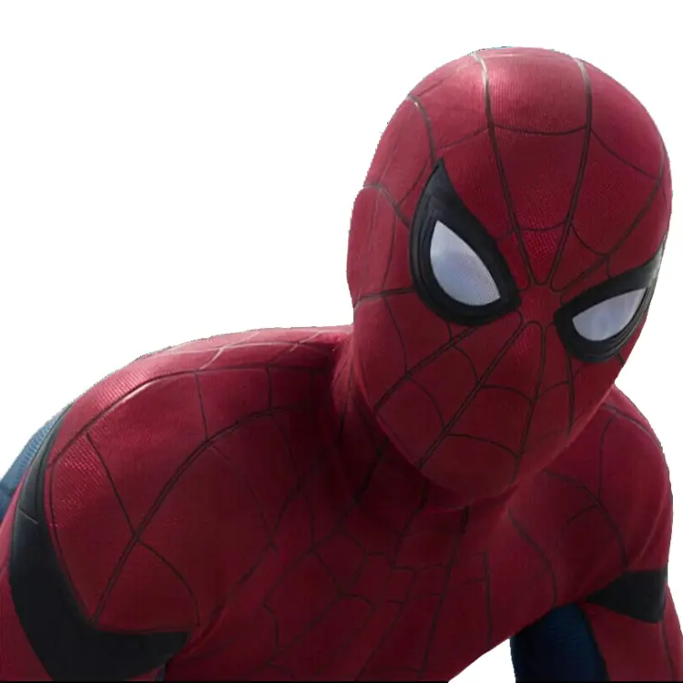 Close-up of Spider-Man