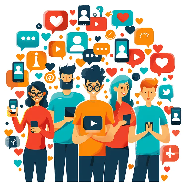 Group of Social Media Users