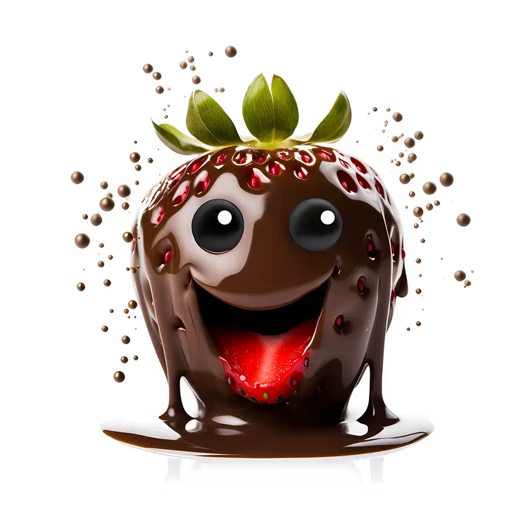 Happy Chocolate Covered Strawberry