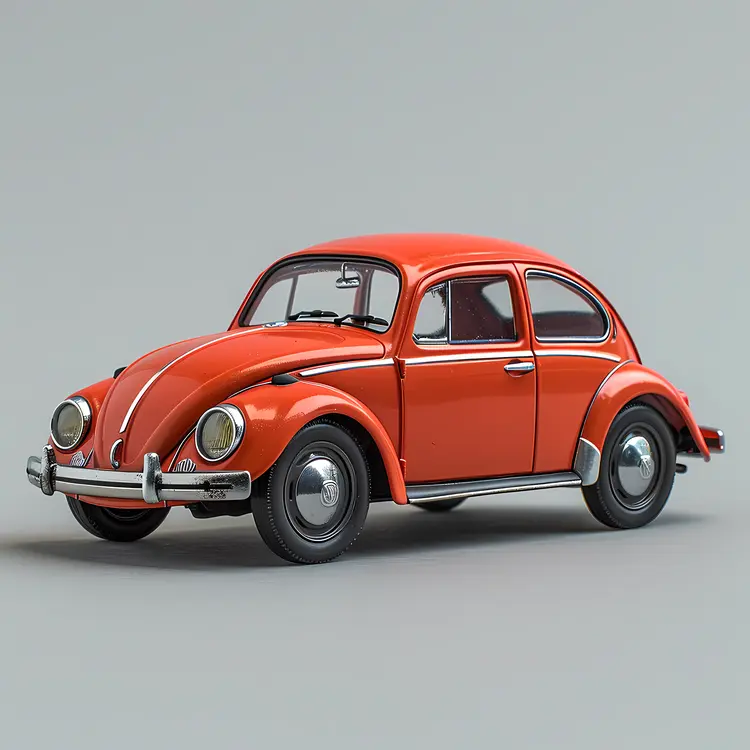 Classic Red Vintage Car
