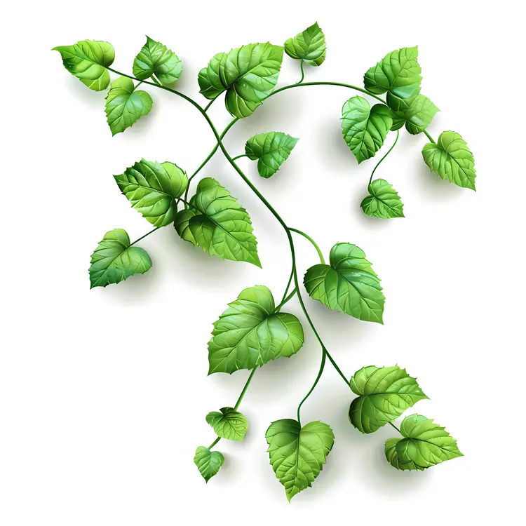 Green Leaves on Vine