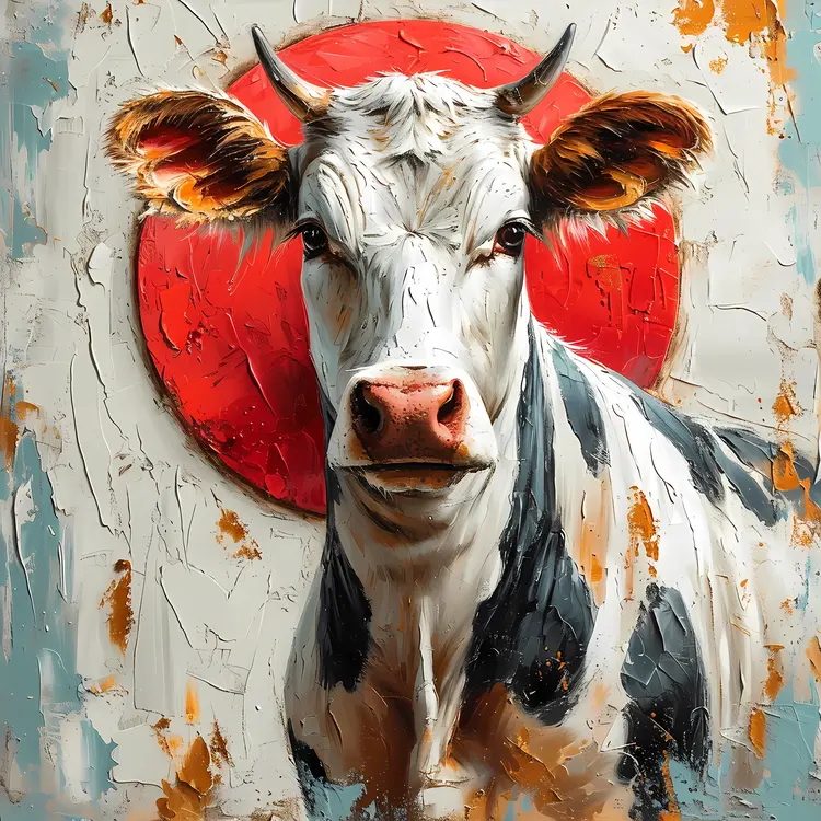 Realistic Cow Art