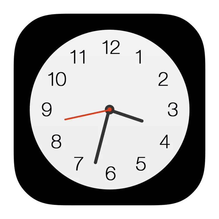Analog Clock Icon for Timekeeping