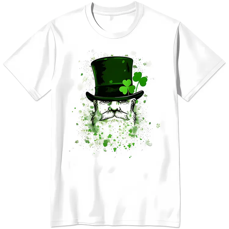 Leprechaun Hat with Shamrock and Cat
