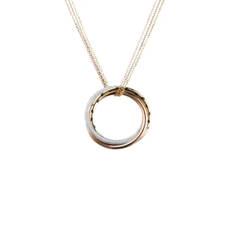 Elegant Circle Pendant Necklace