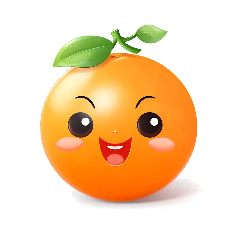 Cute Smiling Orange