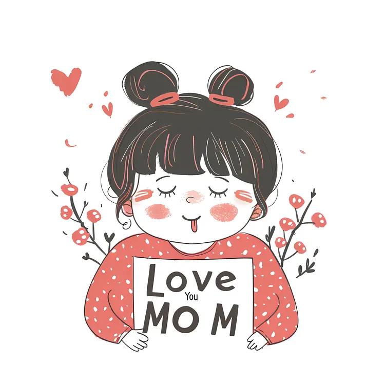Love You Mom Greeting Card