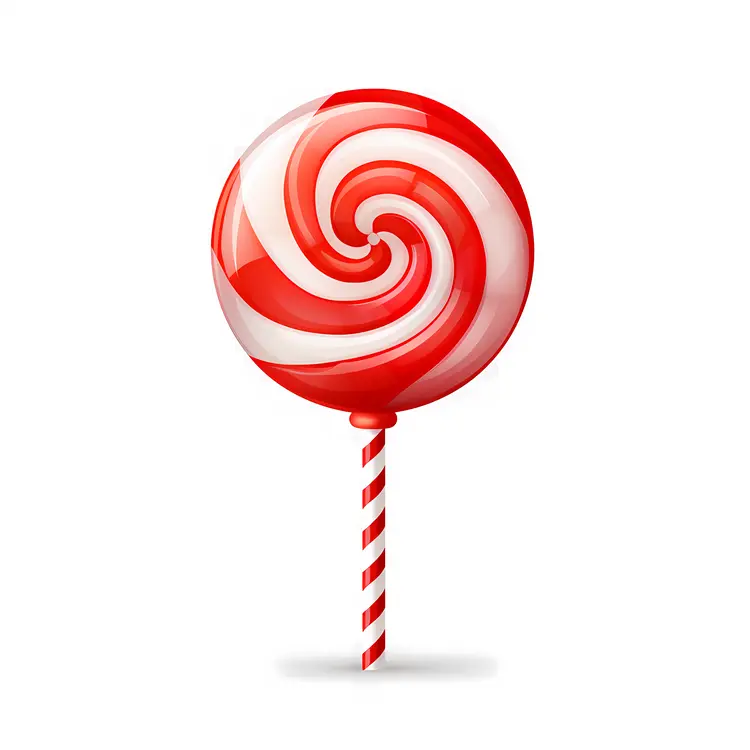 Red Swirl Lollipop