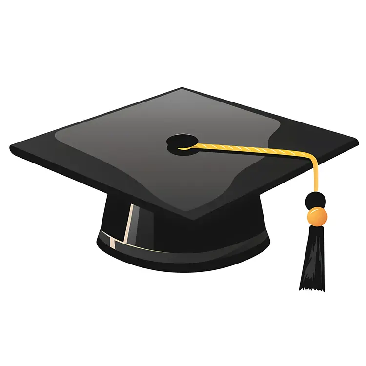 Classic Black Graduation Cap