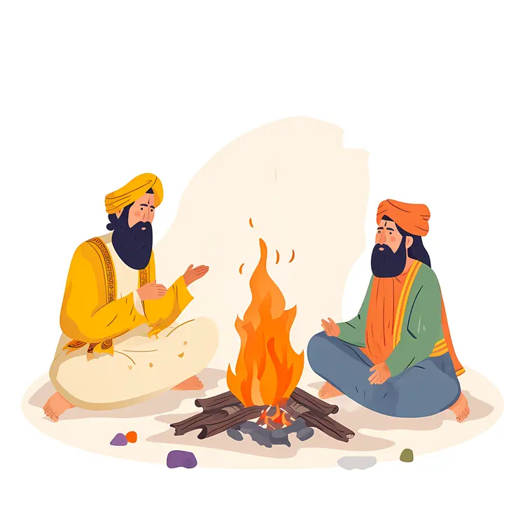 Traditional Campfire Gathering