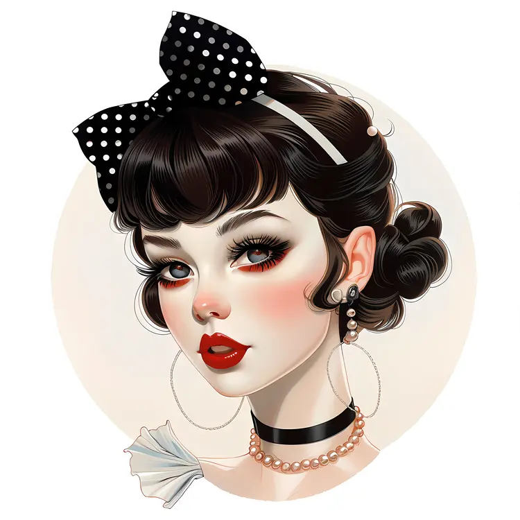 Woman with Bow