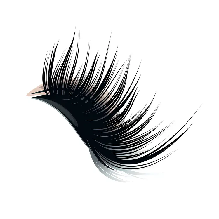 Voluminous Eyelash Illustration