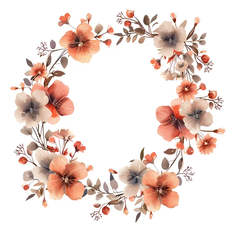 Spring Floral Wreath