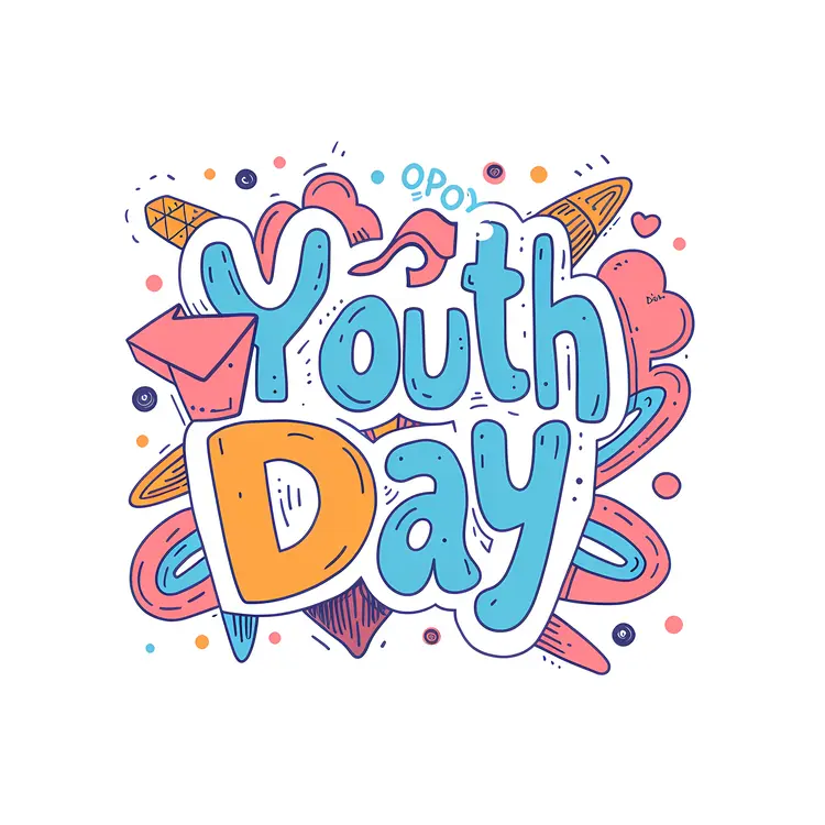 Youth Day Colorful Design
