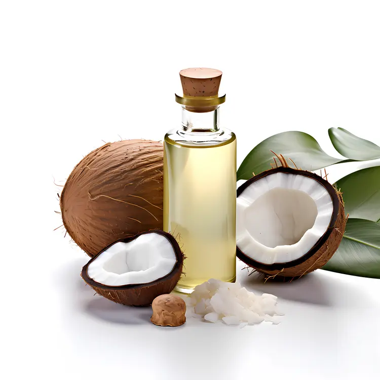 Organic Coconut Oil with Fresh Coconuts