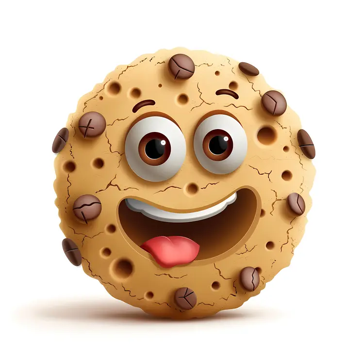 Smiling Cookie Illustration