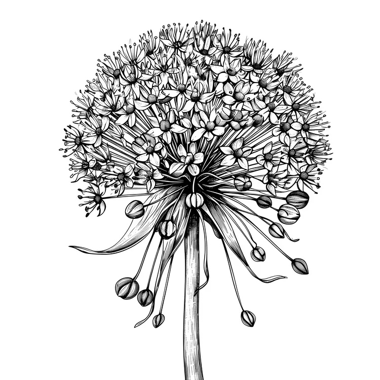 Beautiful Blooming Flower Illustration