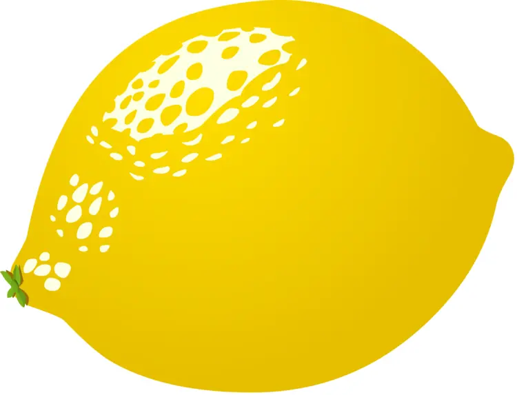 Yellow Lemon with Texture