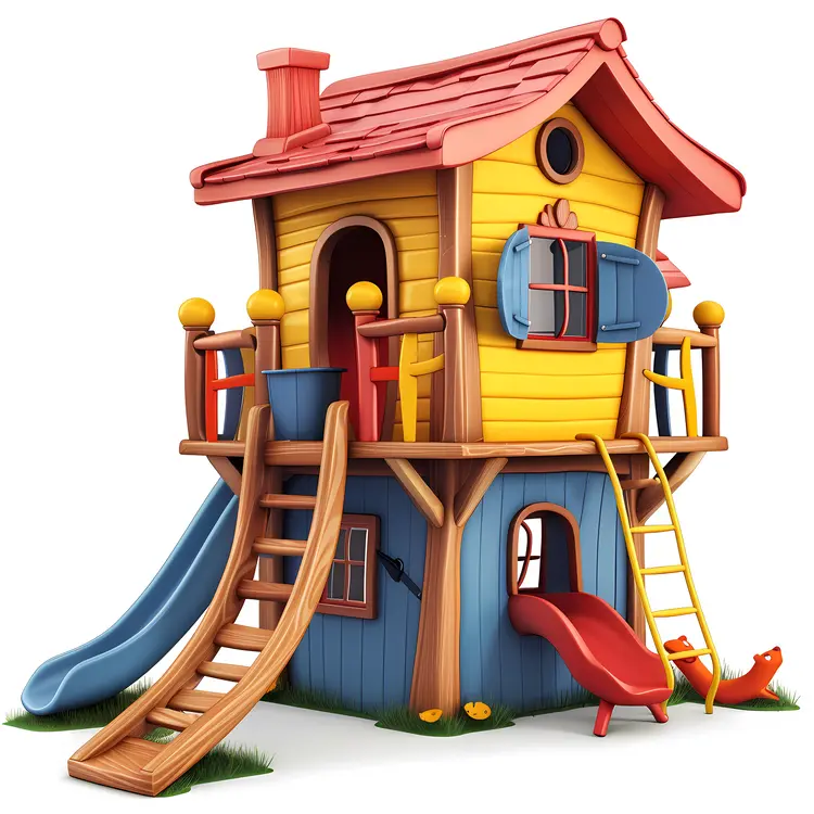 Small cute doodle house