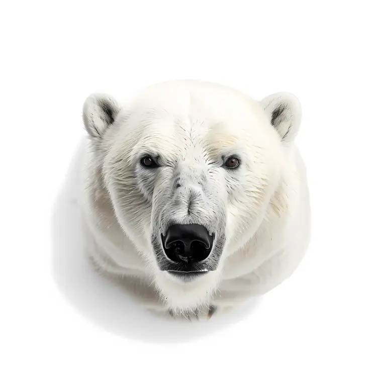 Realistic Polar Bear Portrait