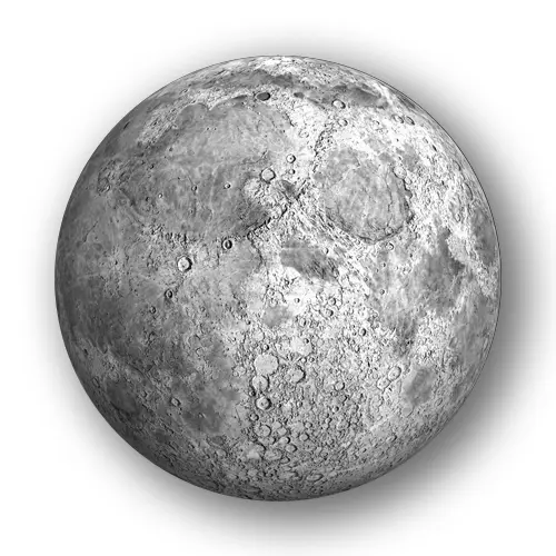 The Moon in Space